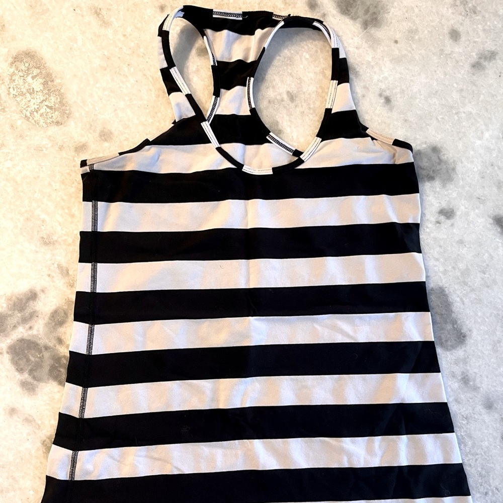 Lululemon racerback stripe tank